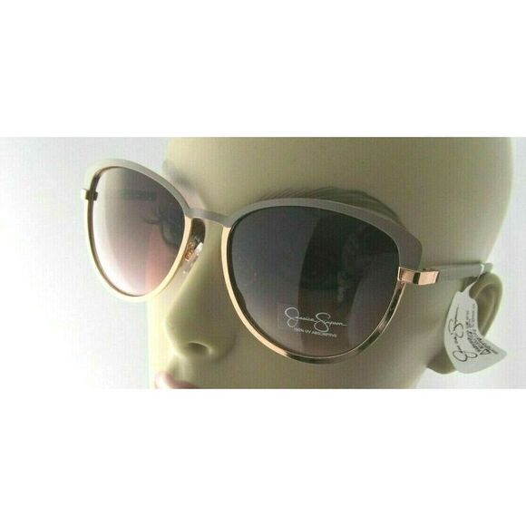 JESSICA SIMPSON J5316 Nude CAT EYE Womens Sunglasses Matte Nude Rose Gold - Picture 7 of 7